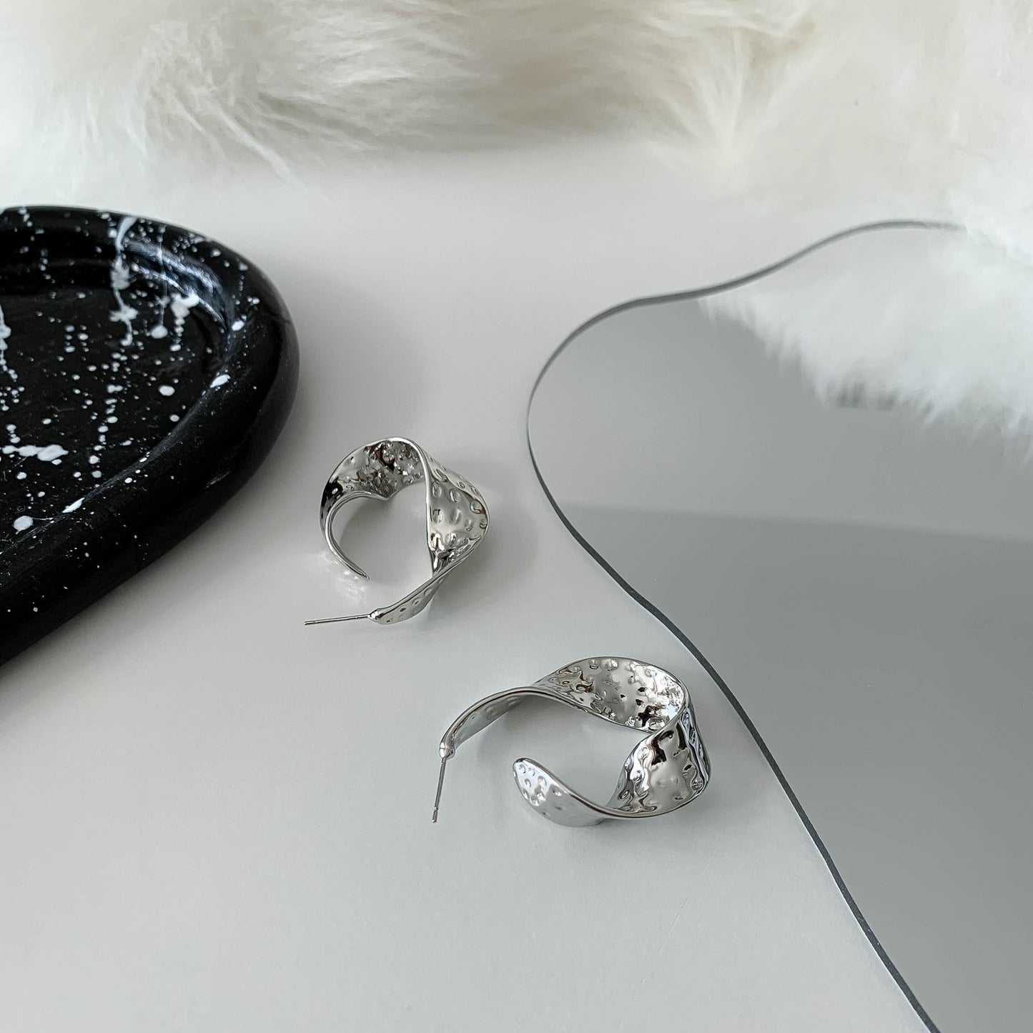 Twisted Hoop Earrings