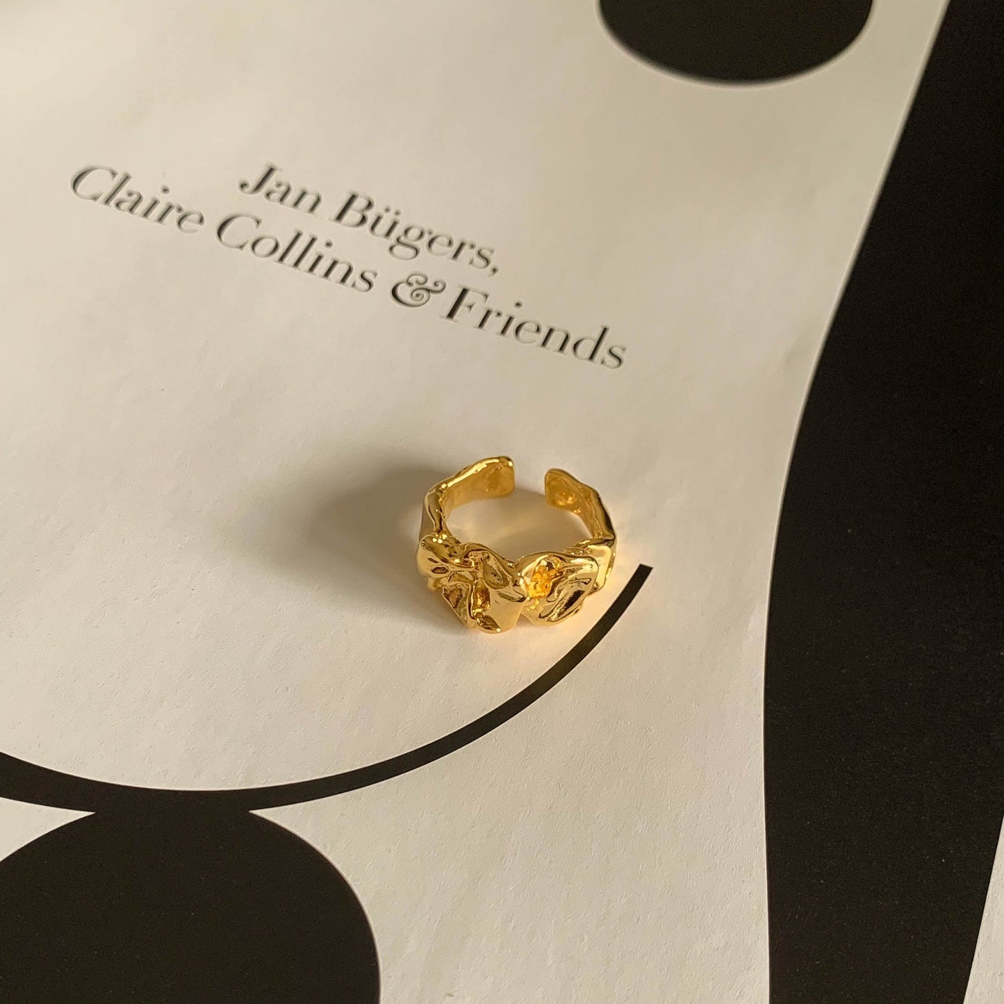 Textured Open Ring