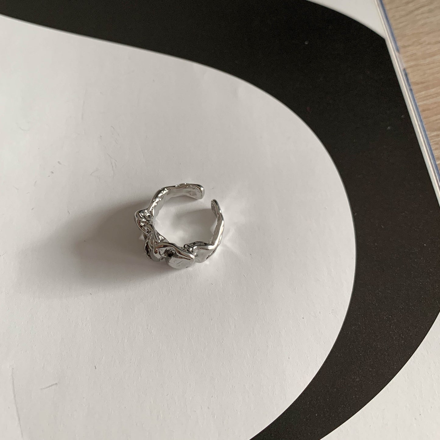 Textured Open Ring