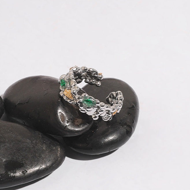 Geometric Silver Ring