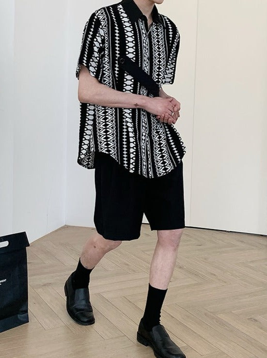 Oversize Polo Shirt - Print