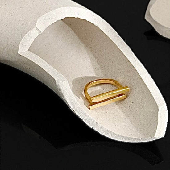 Silver Bar Ring