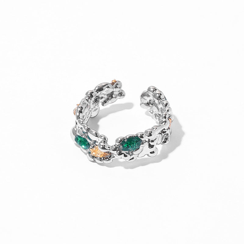 Geometric Silver Ring