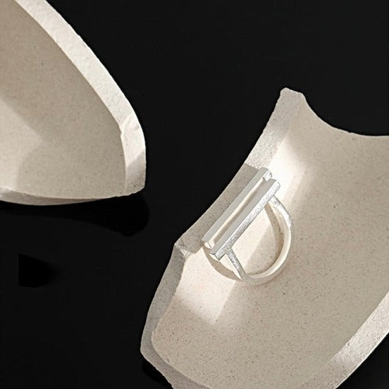 Silver Bar Ring