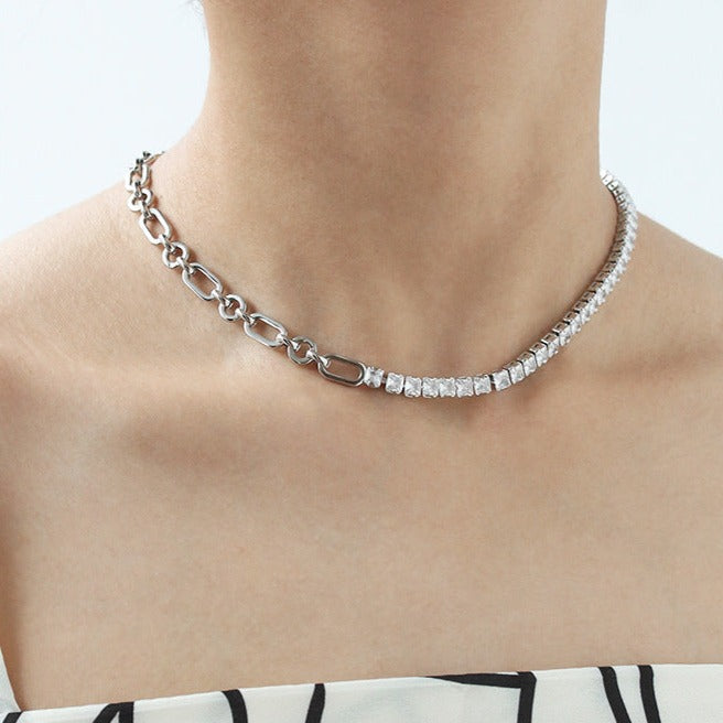 Zircon Chain Necklace