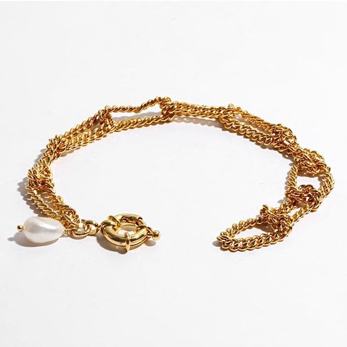 Pearl Chain Bracelet