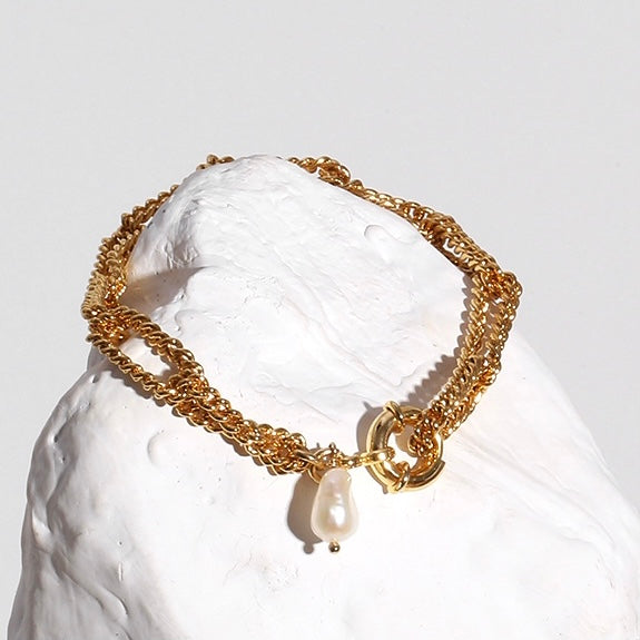 Pearl Chain Bracelet