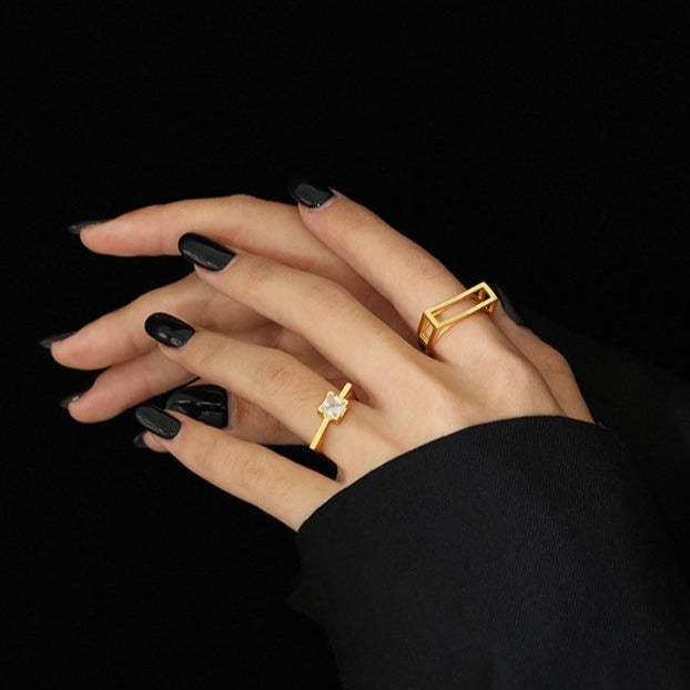 925 Sterling Silver Line Ring