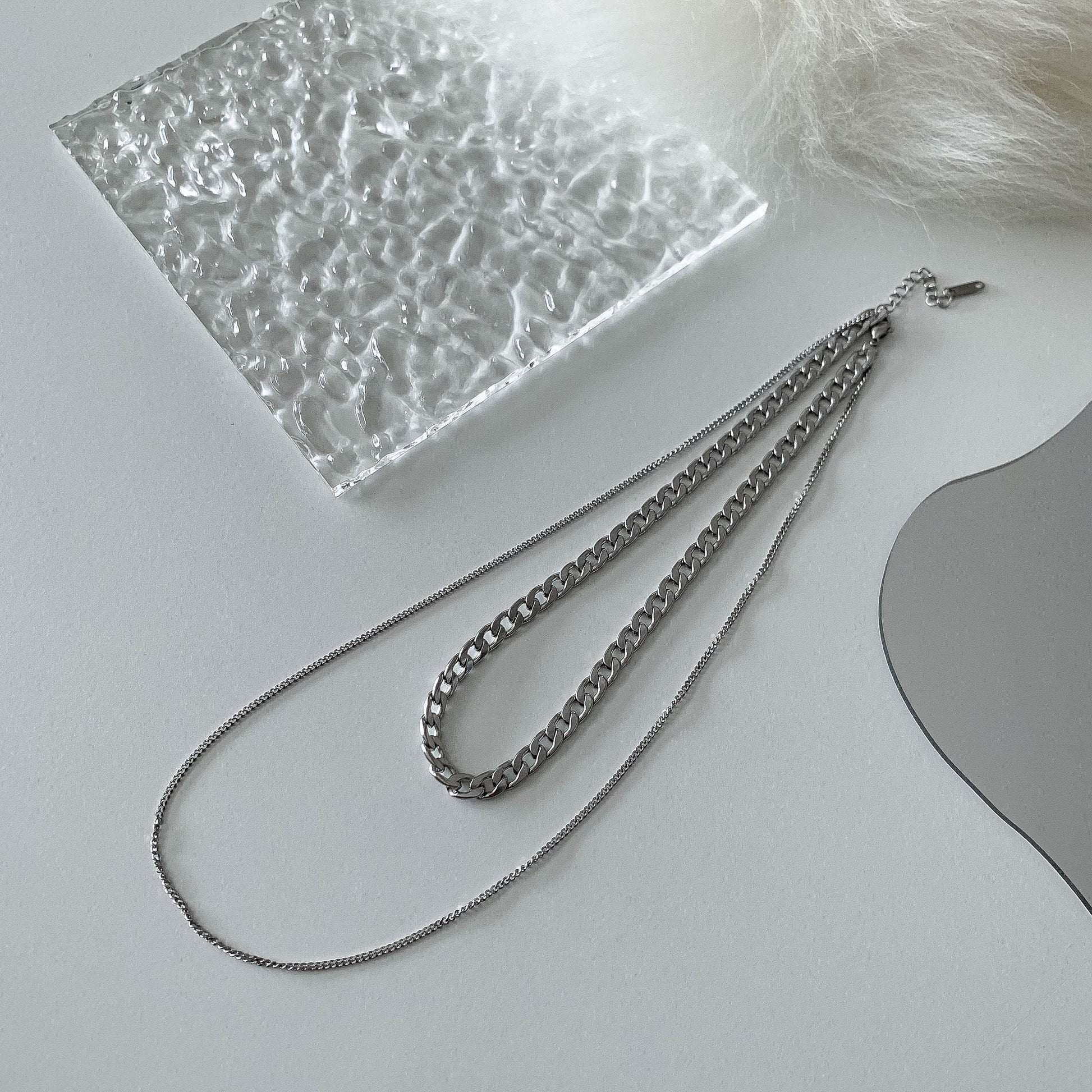 Cuban Link Necklace Set