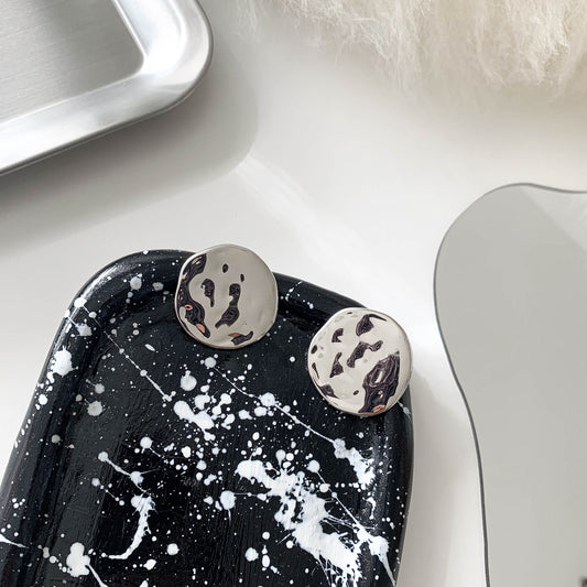 Large Disc Earrings