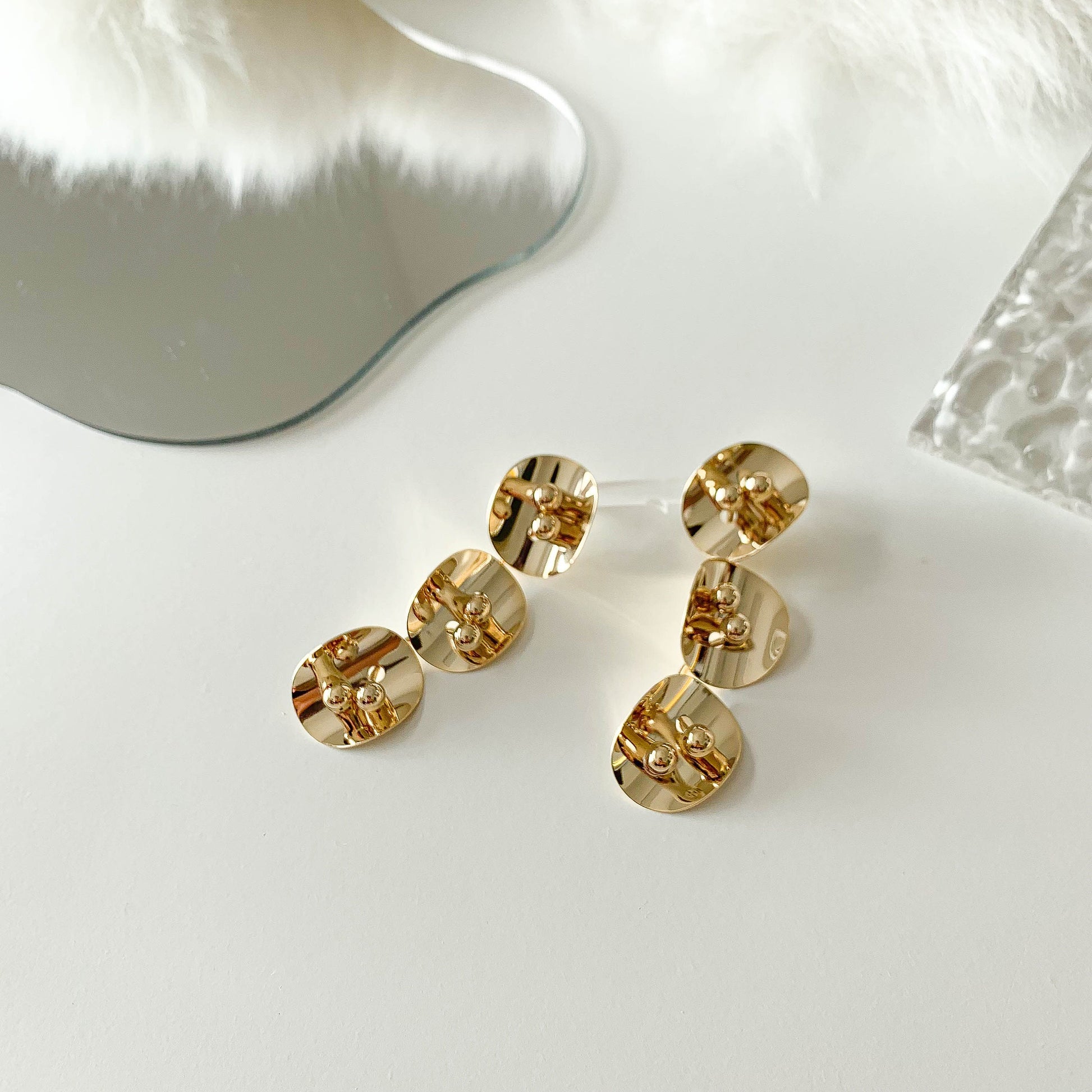 Gold Statement Earrings