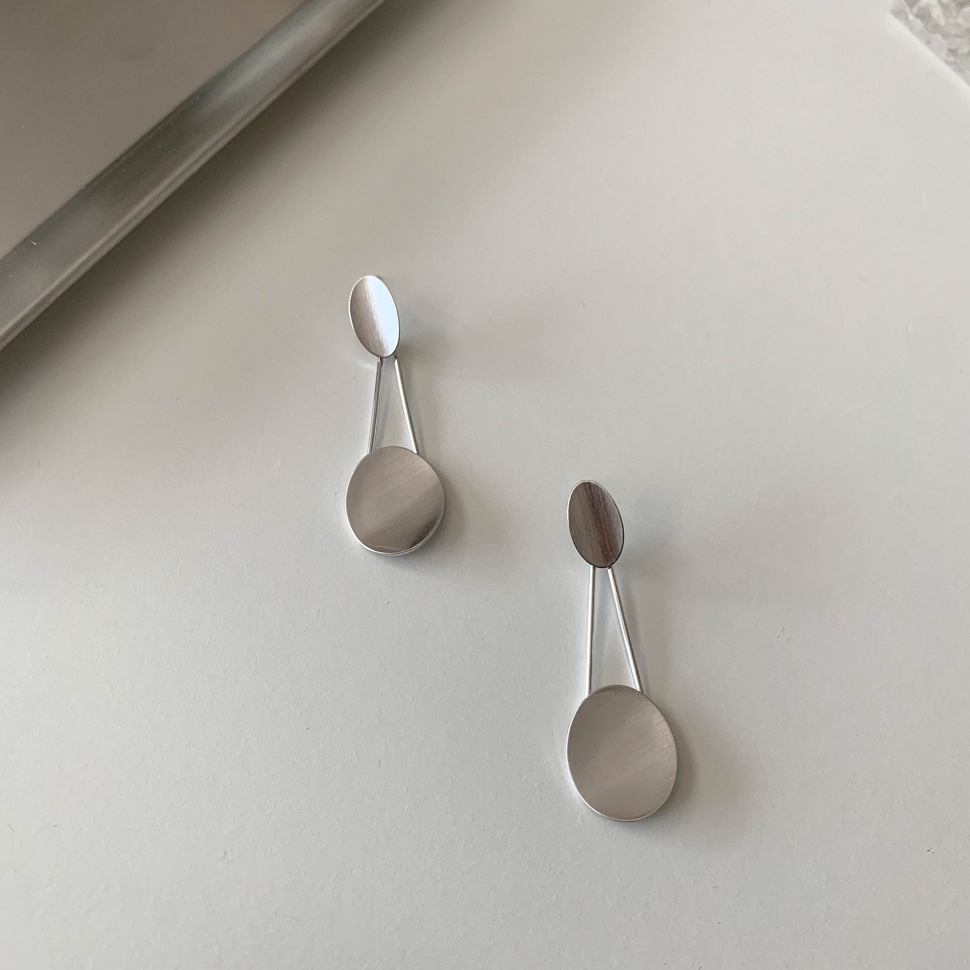 Long Circle Earrings