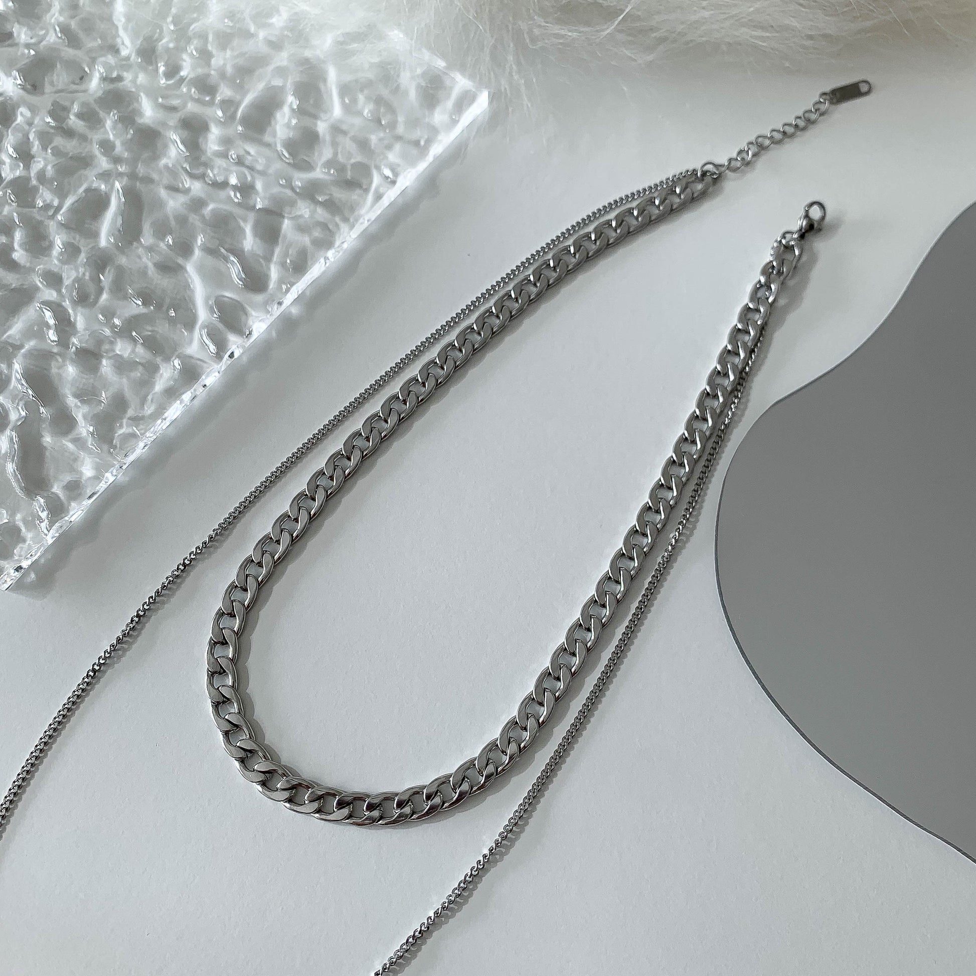 Cuban Link Necklace Set