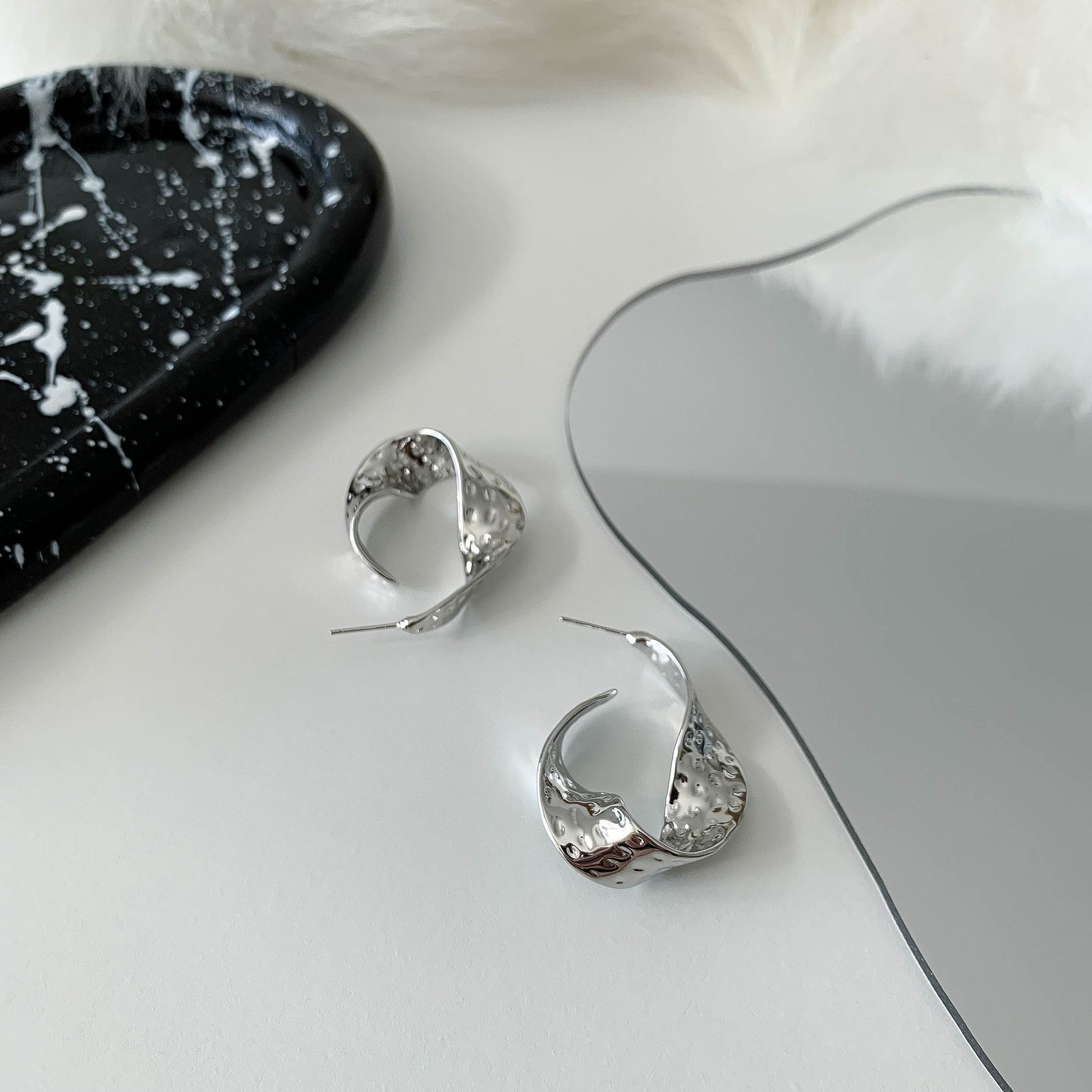 Twisted Hoop Earrings