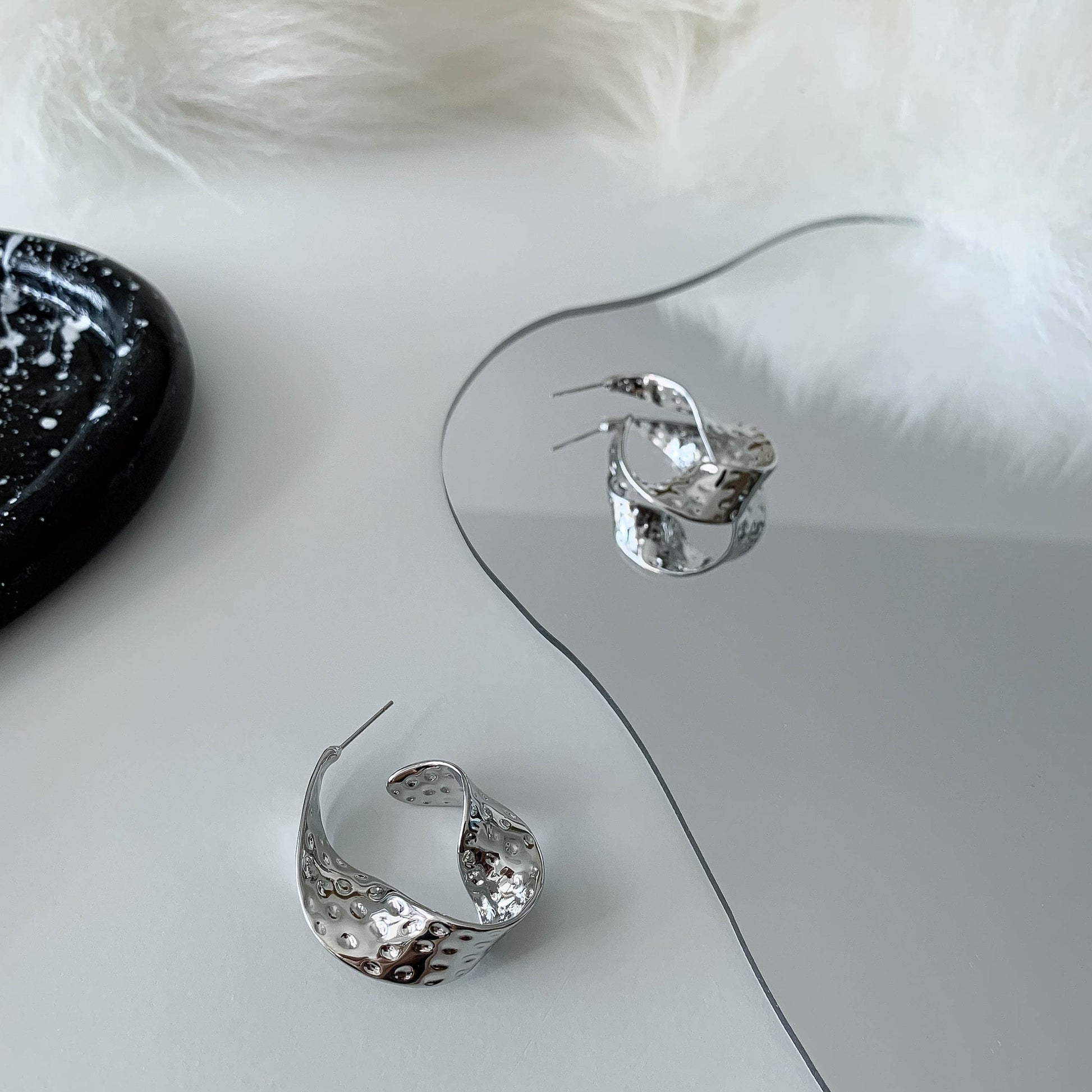Twisted Hoop Earrings