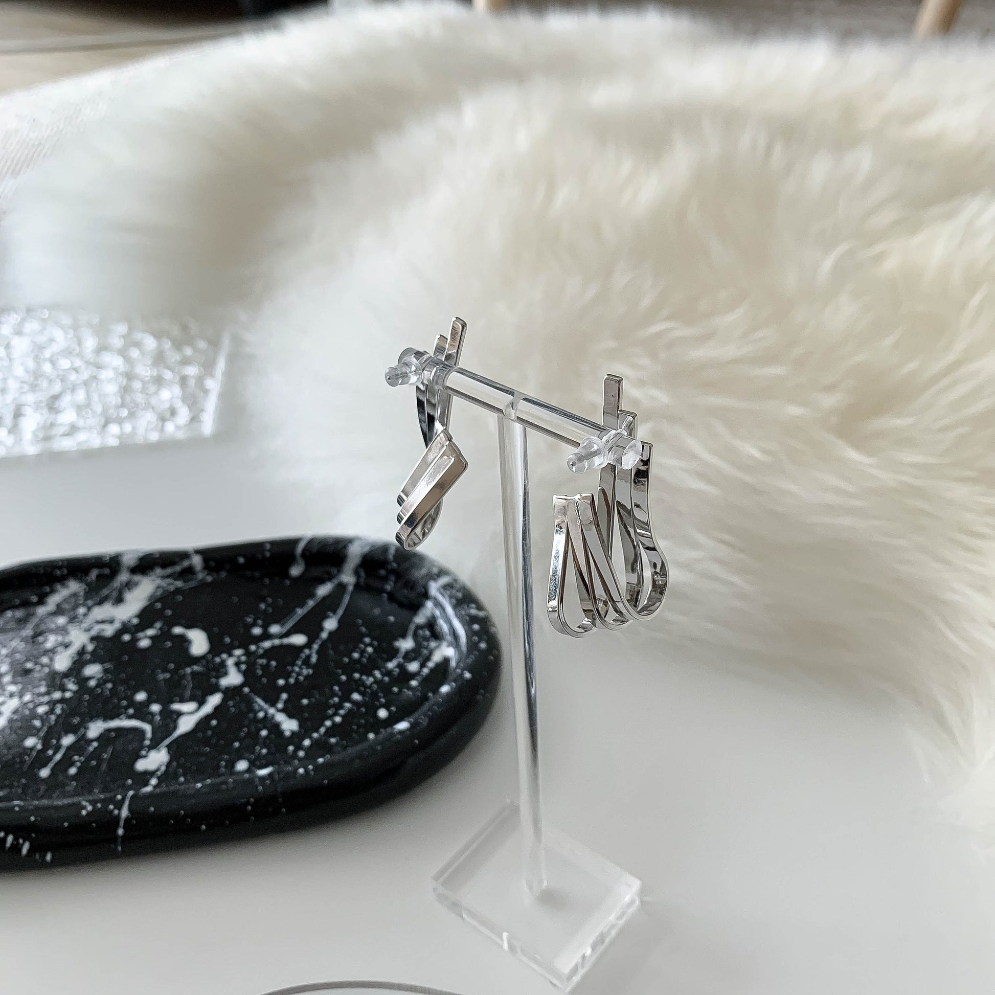 Silver Stud Earrings