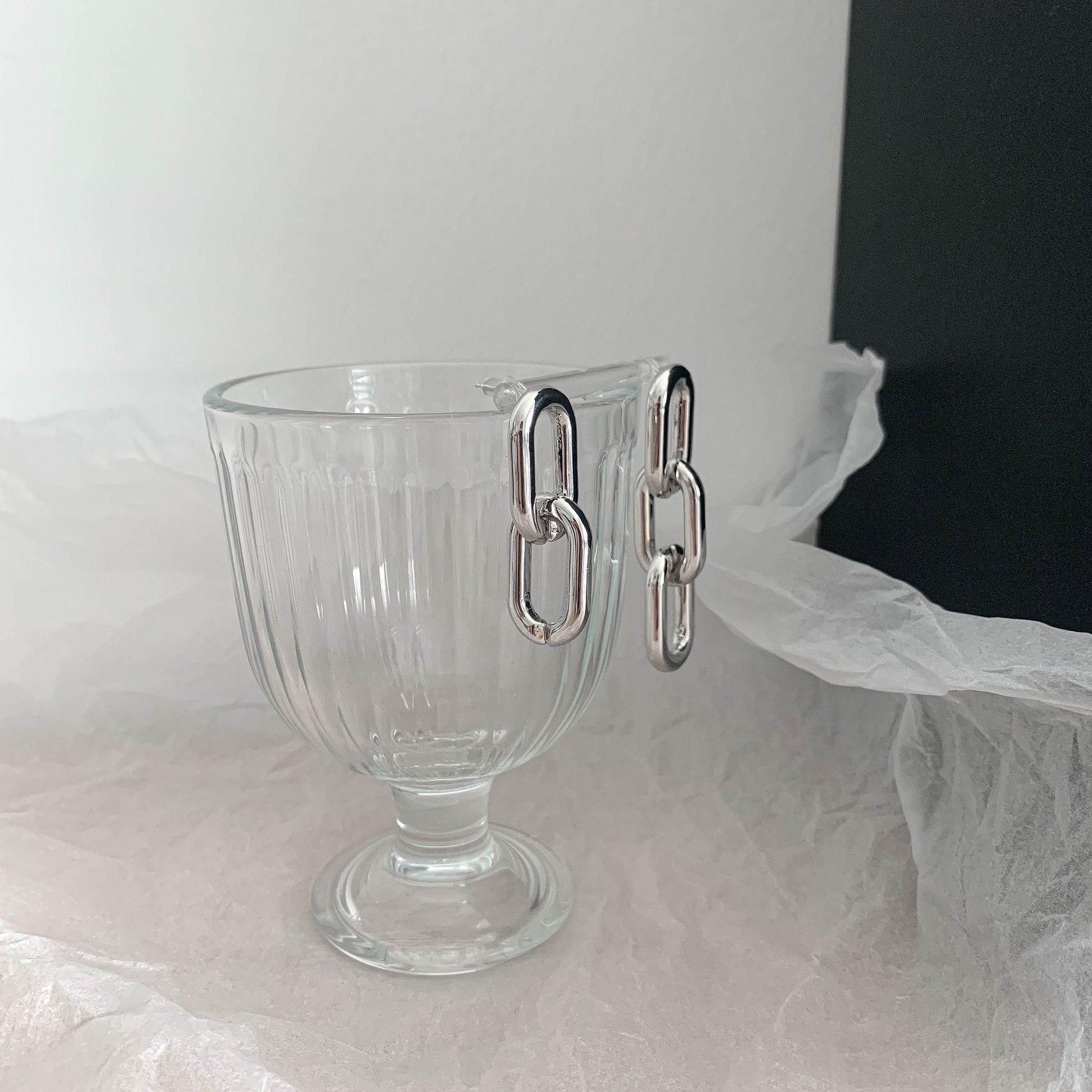 Interlock Hoop Earrings